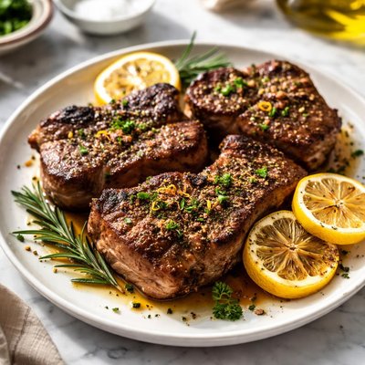 Image of Lemon Pepper Lamb Steaks