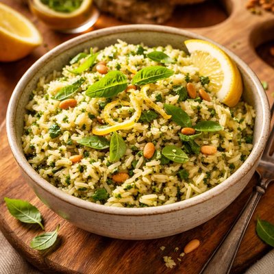 Image of Lemon Pesto Rice