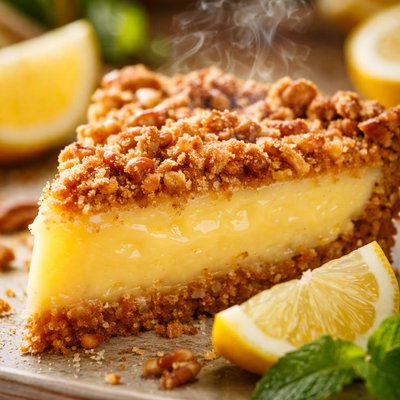 Image of Lemon Pie Pecan Crumb Crust