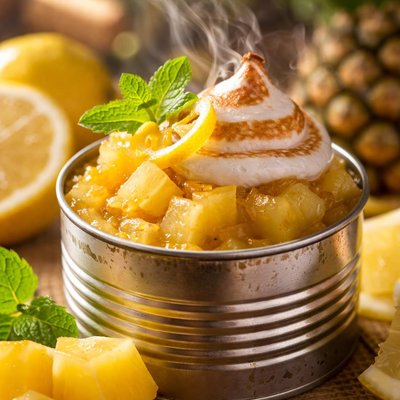 Image of Lemon Pineapple Can Can Dessert
