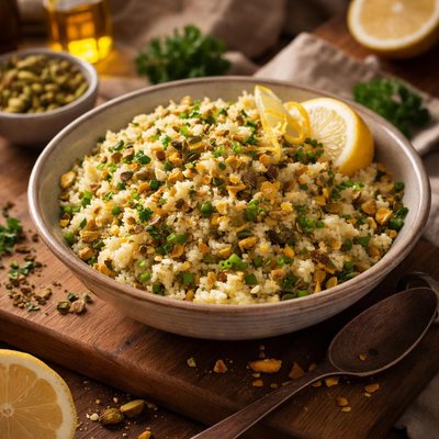 Image of Lemon Pistachio Couscous