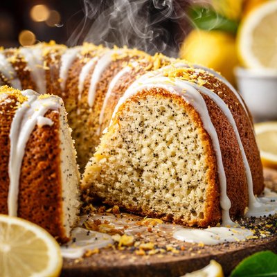 Image of Lemon Poppy Seed Bundt Cake