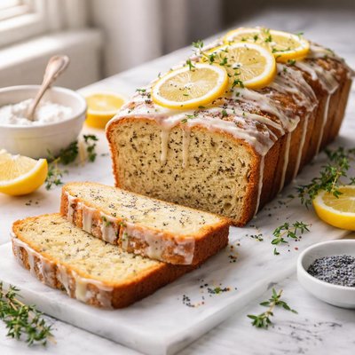 Image of Lemon Poppy Seed Sweet Bread