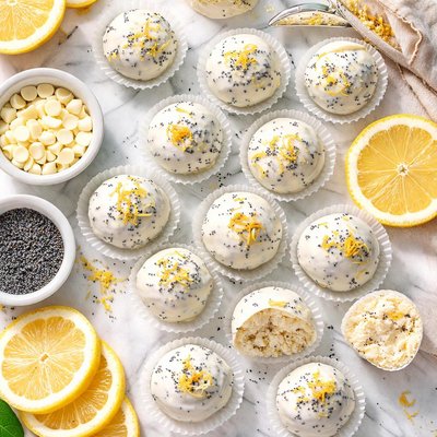 Image of Lemon Poppy Seed Truffles