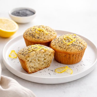 Image of Whole30 Lemon Poppyseed Muffins