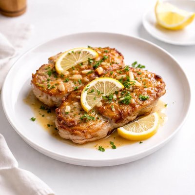 Image of Lemon Pork Chops Pressure Cooker