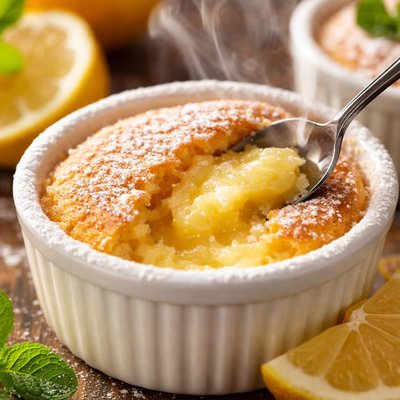 Image of Lemon Pudding Cake for Two