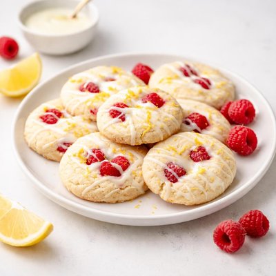 Image of Lemon Raspberry Cookies