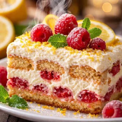 Image of Lemon Raspberry Tiramisu