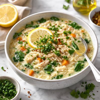 Image of Lemon Rice Soup