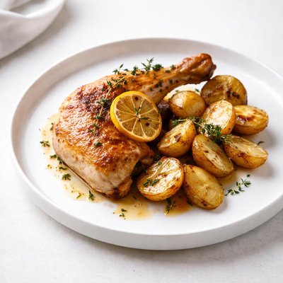 Image of Lemon Roast Chicken and Potatoes