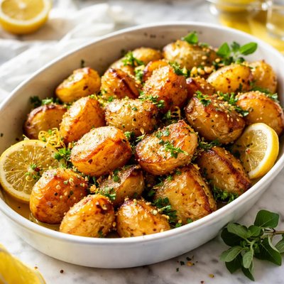 Image of Lemon Roast Potatoes Patates Psites