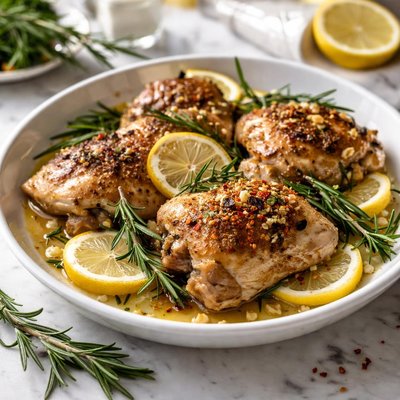 Image of Whole30 Lemon Rosemary Chicken Thigh