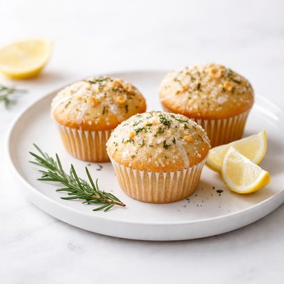 Image of Lemon Rosemary Muffins