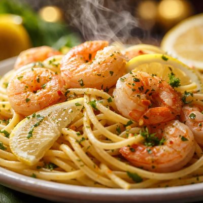 Image of Lemon Shrimp Pasta