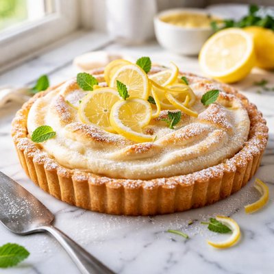 Image of Lemon Souffle Tart