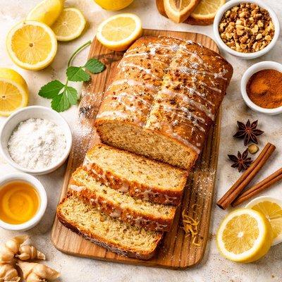 Image of Lemon Spice Bread Breadmaker 1 1 2 Lb Loaf