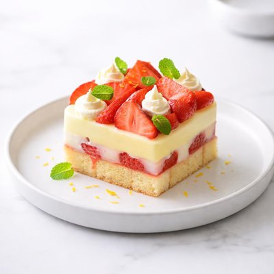 Image of Lemon Strawberry Trifle