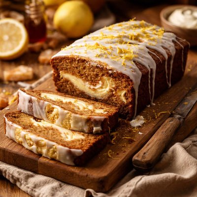 Image of Lemon Swirl Gingerbread