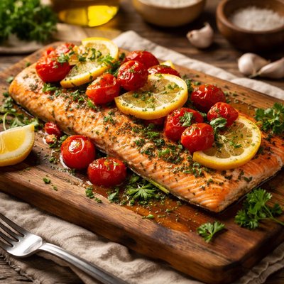 Image of Lemon Tomato Salmon