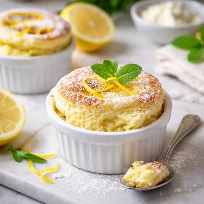 Image of Lemon Vanilla Ricotta Souffle South Beach Phase 1