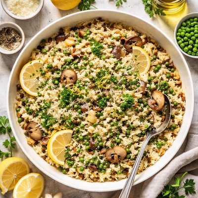Image of Lemon Wild Rice Risotto
