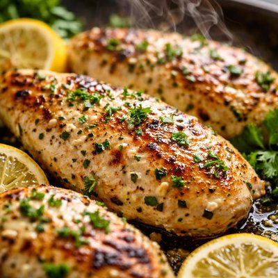 Image of Lemon Yoghurt Marinated Chicken Breasts