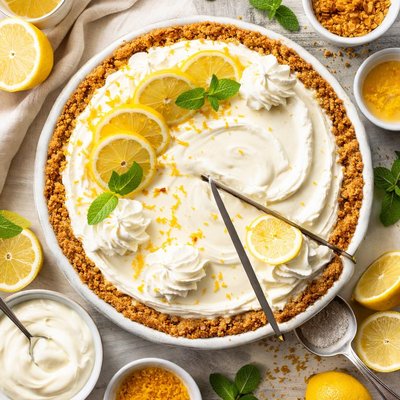 Image of Lemon Yogurt Cream Pie