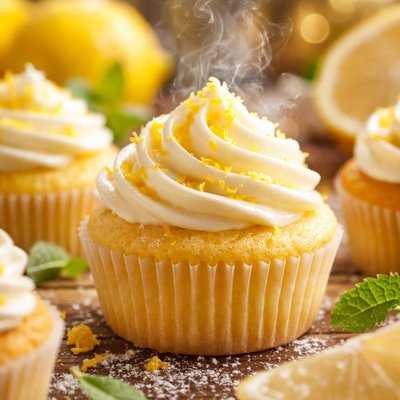 Image of Lemon Yogurt Cupcakes