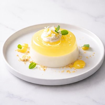 Image of Lemon Yogurt Jelly