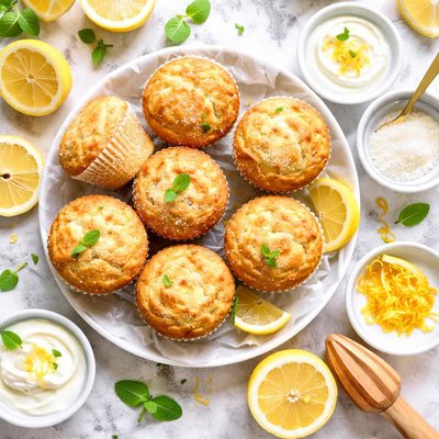 Image of Lemon Yogurt Muffins