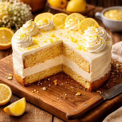 Image of Lemonade Cheesecake Cake