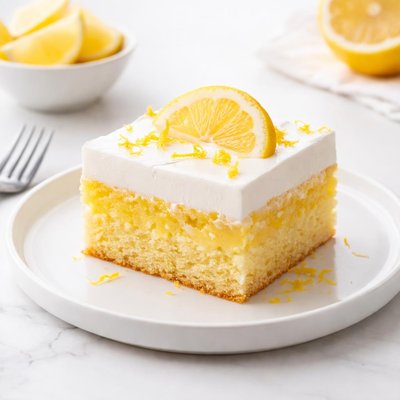 Image of Lemonade Poke Cake