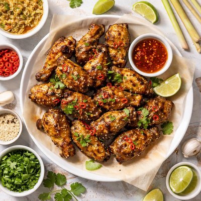Image of Lemongrass Bbq Wings Recipe
