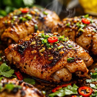 Image of Whole30 Lemongrass Chicken Thighs