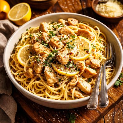Image of Lemony Chicken Pasta