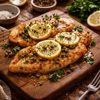 Image of Lemony Chicken Piccata