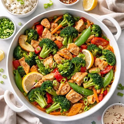 Image of Lemony Chicken Stir Fry