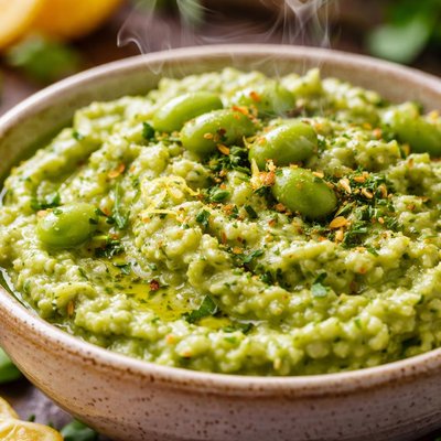 Image of Lemony Edamame Dip