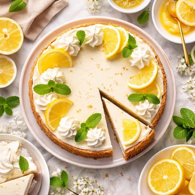 Image of Lemony Light Cheesecake