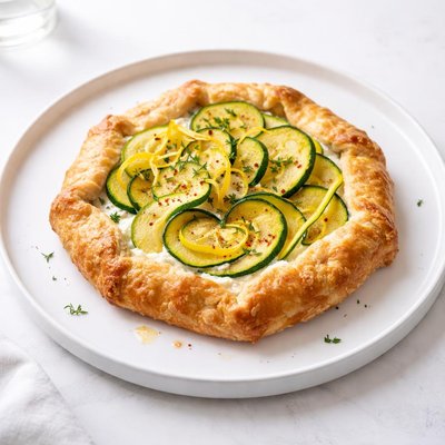 Image of Lemony Ricotta Summer Squash Galette
