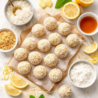 Image of Lemony Rum Balls