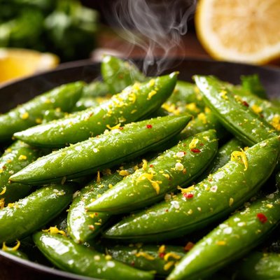 Image of Lemony Sugar Snaps