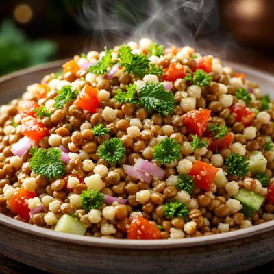 Image of Lentil and Couscous Salad