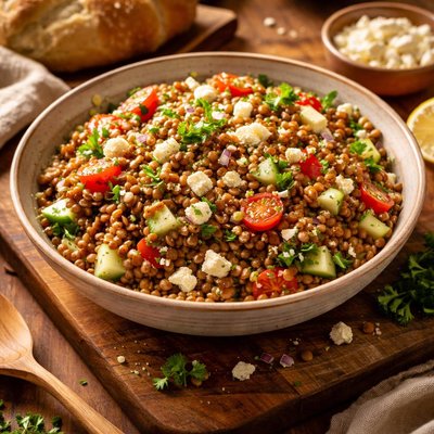 Image of Lentil and Feta Salad