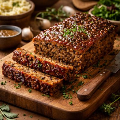 Image of Lentil and Wild Rice Loaf