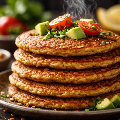 Image of Panqueques de Lentejas Bajos en Grasa