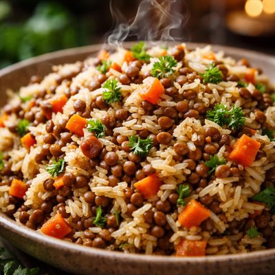 Image of Lentil Rice Pilaf