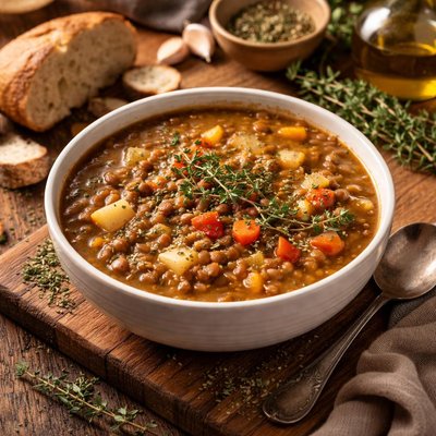 Image of Lentil Soup with Herbes De Provence