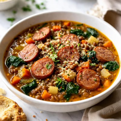 Image of Lentil Soup with Kielbasa